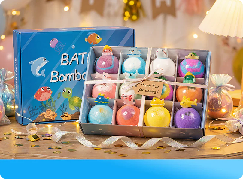 Fynoura™ - 2PCS Bath Bombs Set with Toys Inside with Toys Inside