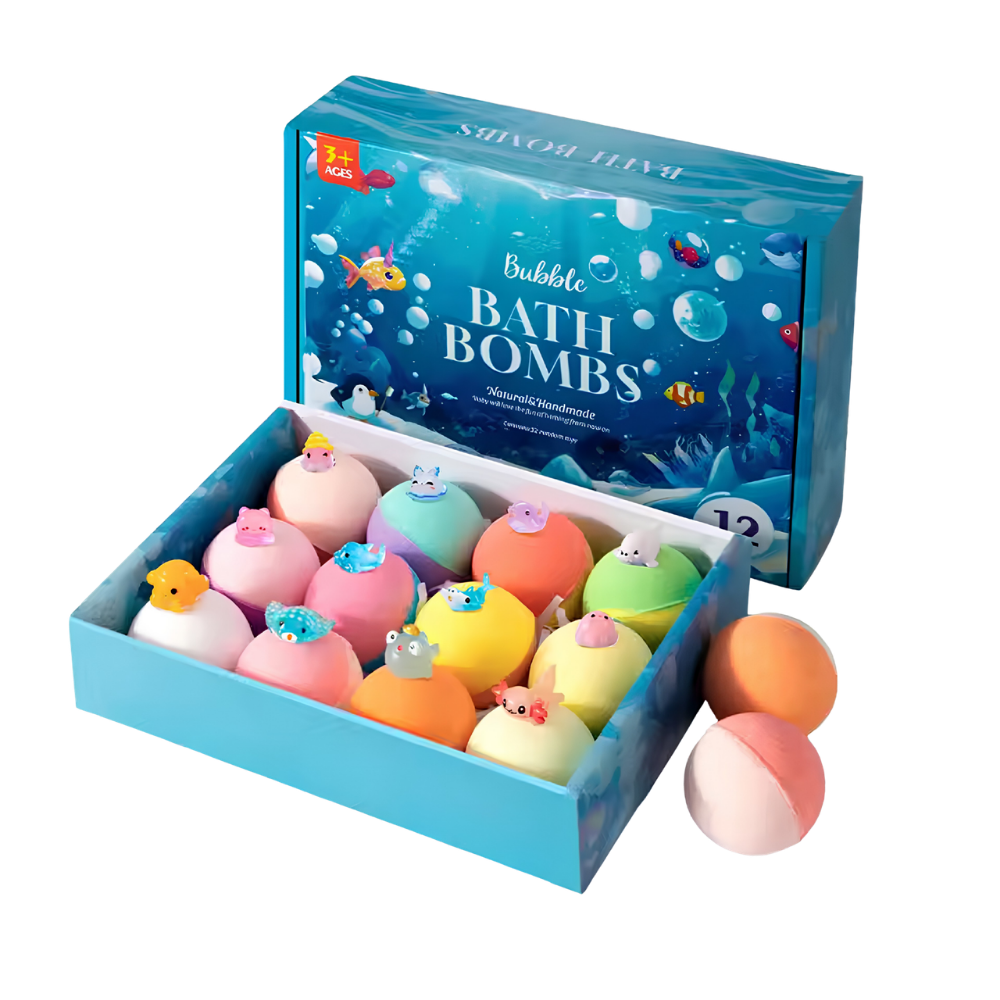 Fynoura™ - 2PCS Bath Bombs Set with Toys Inside with Toys Inside